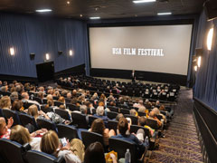Photo of audience in theater at USA Film Festival